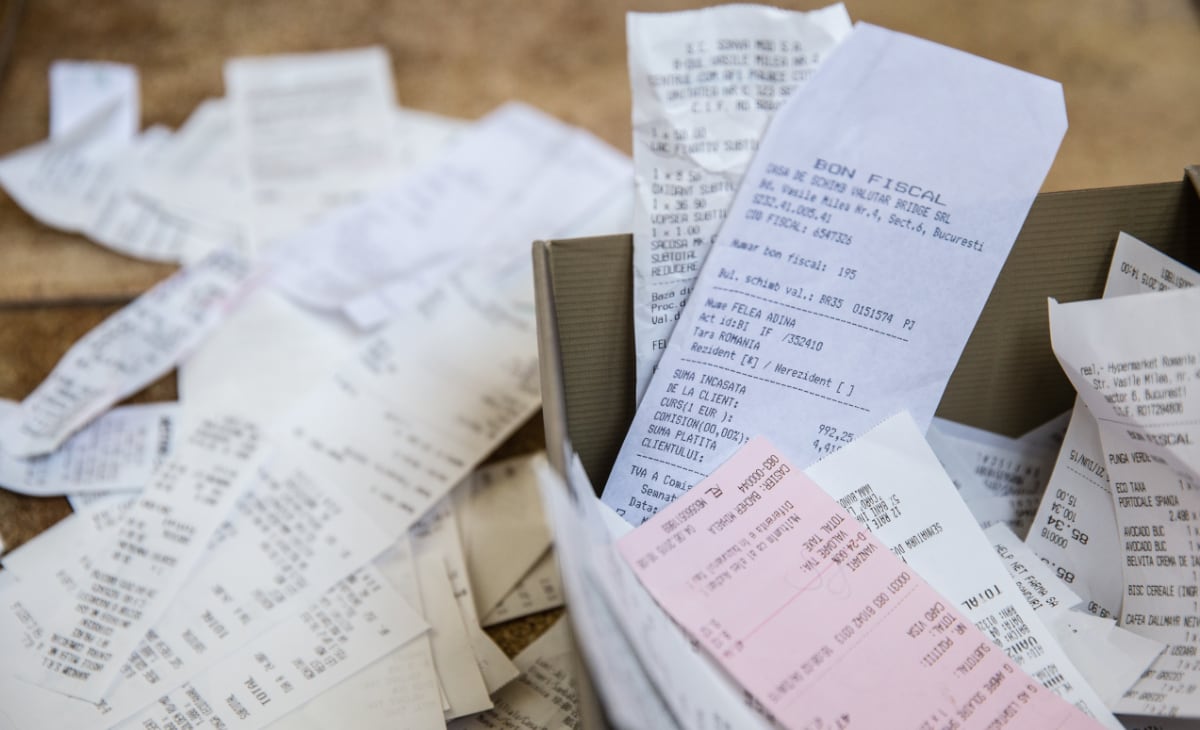 tickets en papel