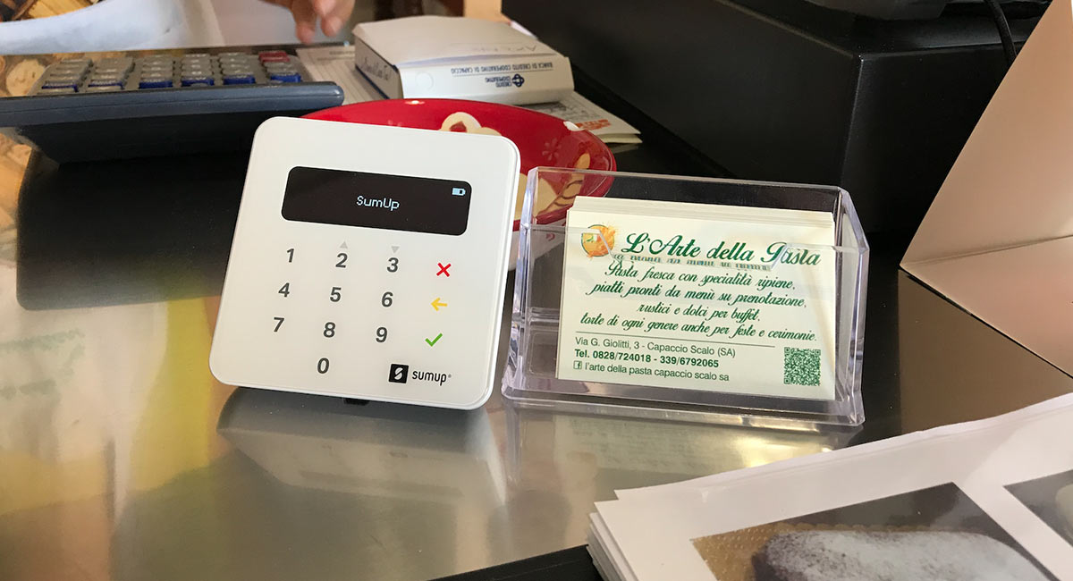 sumup lector de tarjetas tienda