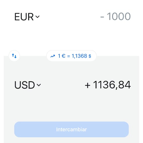 revolut empresa cambio moneda