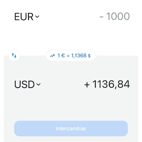 revolut empresa cambio moneda
