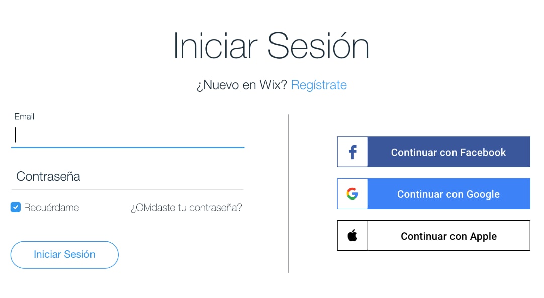 wix registro
