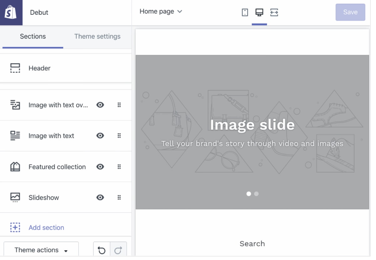 shopify-editor-tema