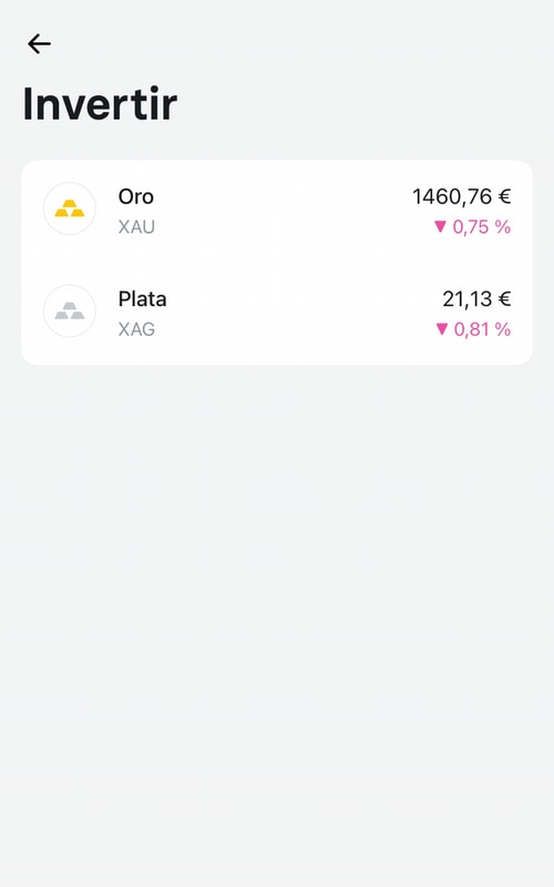 revolut invertir materias primas