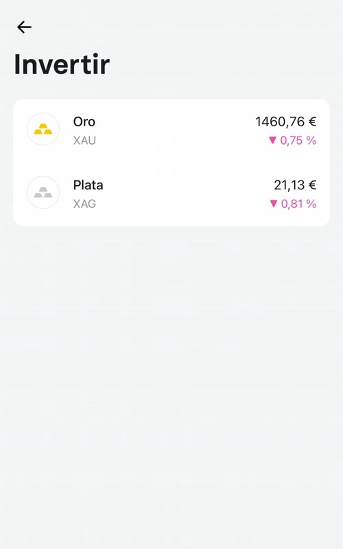 revolut invertir materias primas