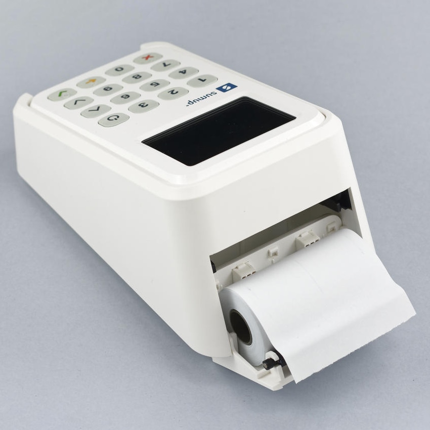 sumup-3g-impresora El rollo de papel para los recibos se puede cambiar en un instante