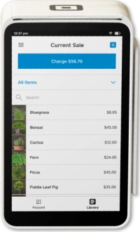 Square Terminal está equipado con una pantalla táctil