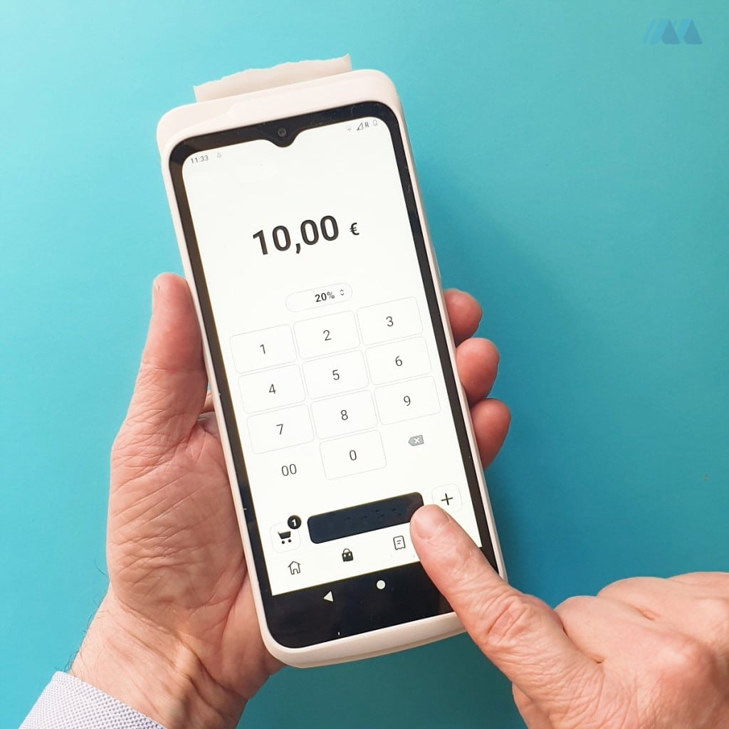 Datáfono inteligente Square Register con recibo impreso